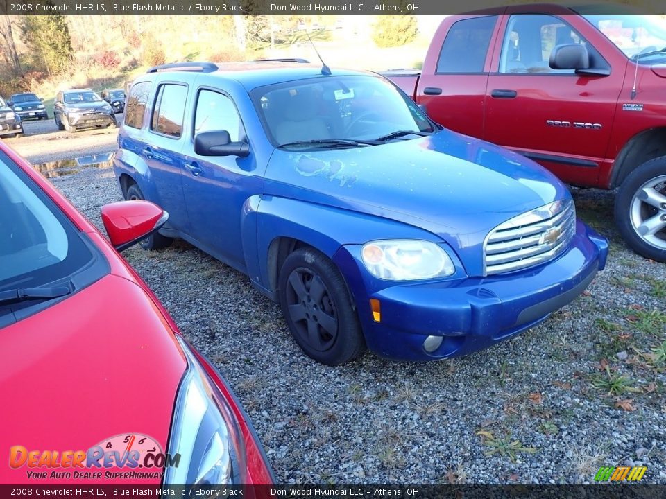 2008 Chevrolet HHR LS Blue Flash Metallic / Ebony Black Photo #2