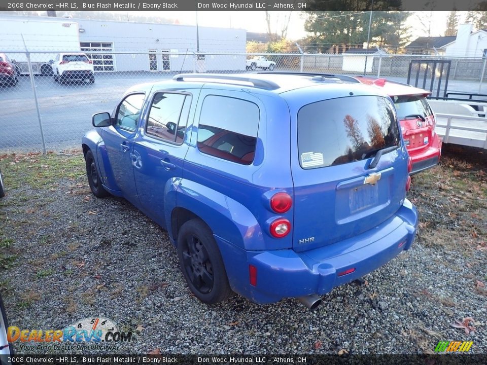 2008 Chevrolet HHR LS Blue Flash Metallic / Ebony Black Photo #8