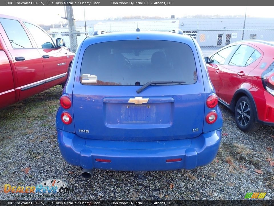 2008 Chevrolet HHR LS Blue Flash Metallic / Ebony Black Photo #9