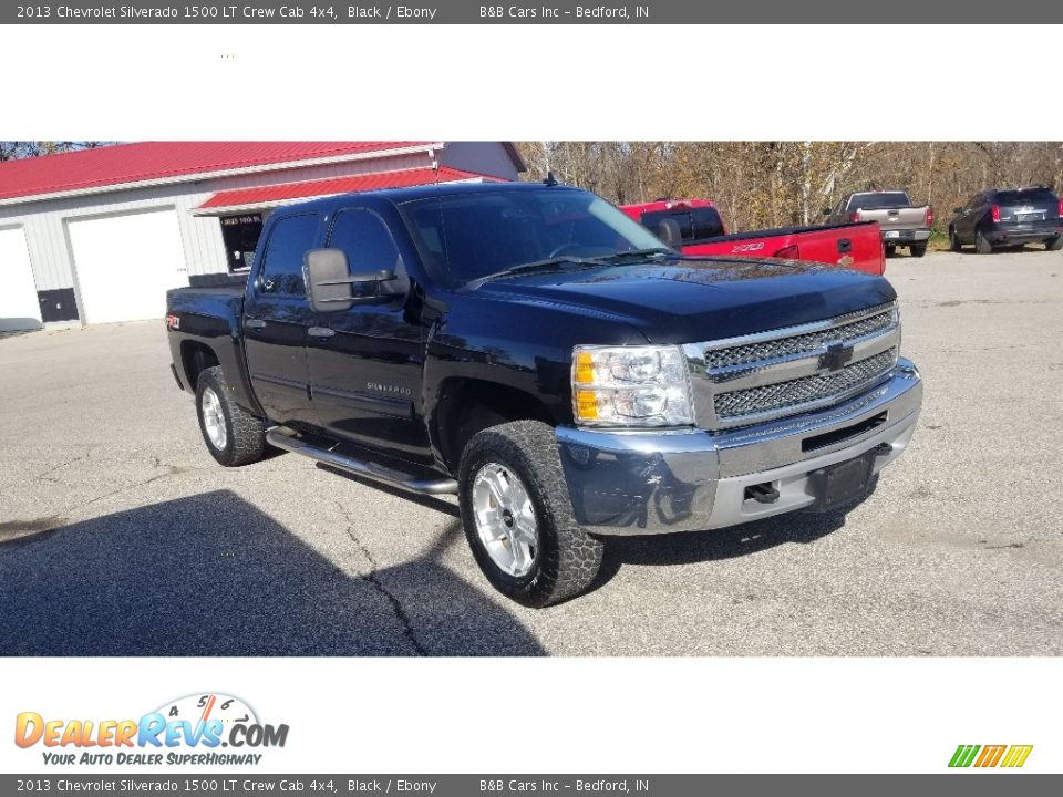 2013 Chevrolet Silverado 1500 LT Crew Cab 4x4 Black / Ebony Photo #24