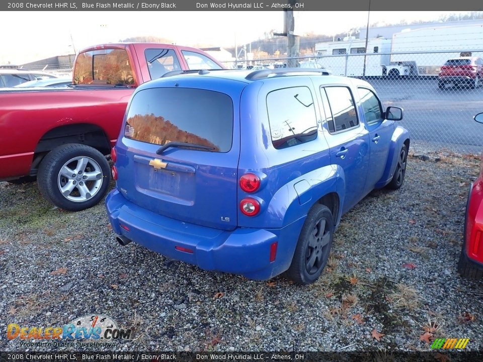 2008 Chevrolet HHR LS Blue Flash Metallic / Ebony Black Photo #10