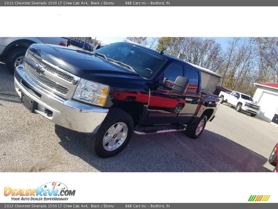 2013 Chevrolet Silverado 1500 LT Crew Cab 4x4 Black / Ebony Photo #25