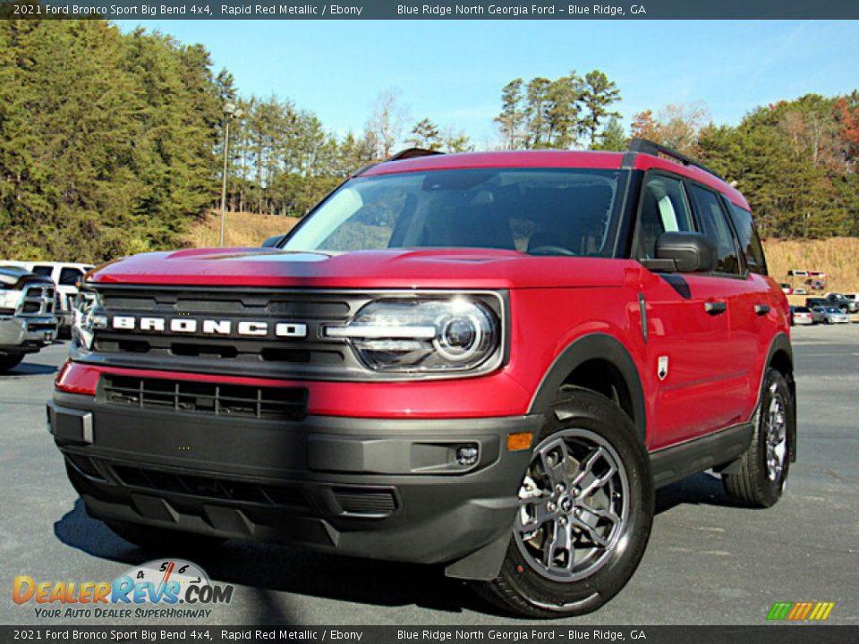 Front 3/4 View of 2021 Ford Bronco Sport Big Bend 4x4 Photo #1