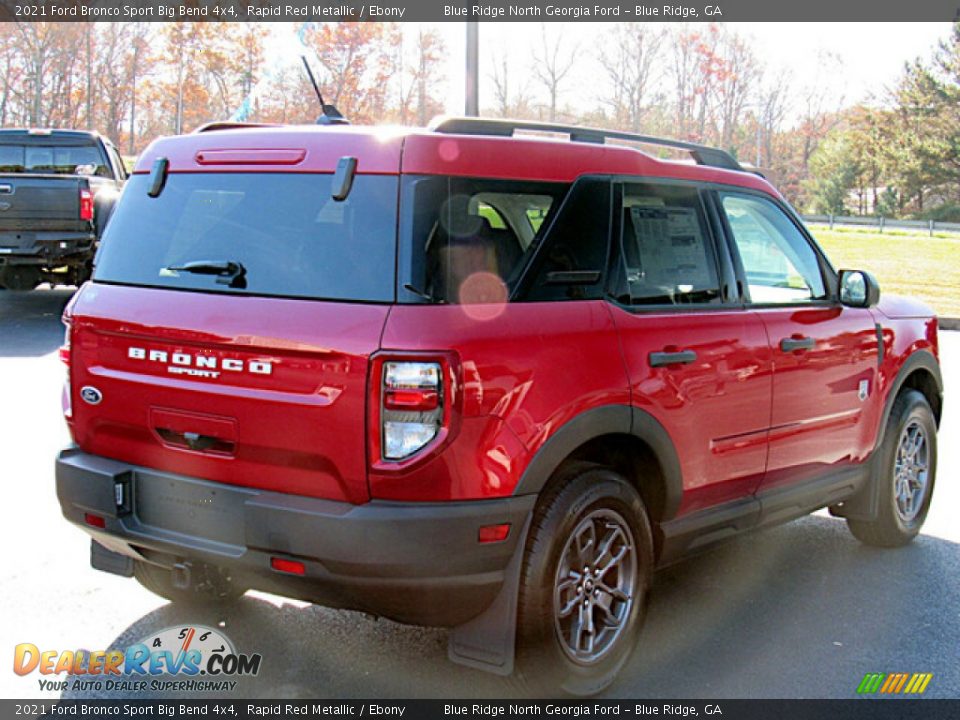 2021 Ford Bronco Sport Big Bend 4x4 Rapid Red Metallic / Ebony Photo #5