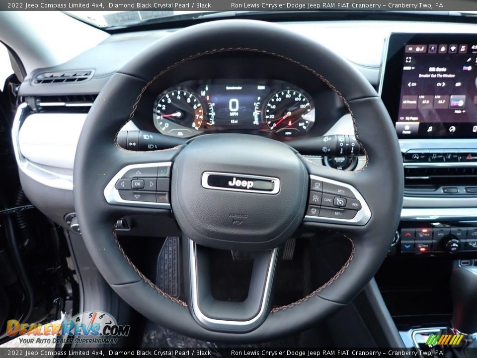 2022 Jeep Compass Limited 4x4 Steering Wheel Photo #16