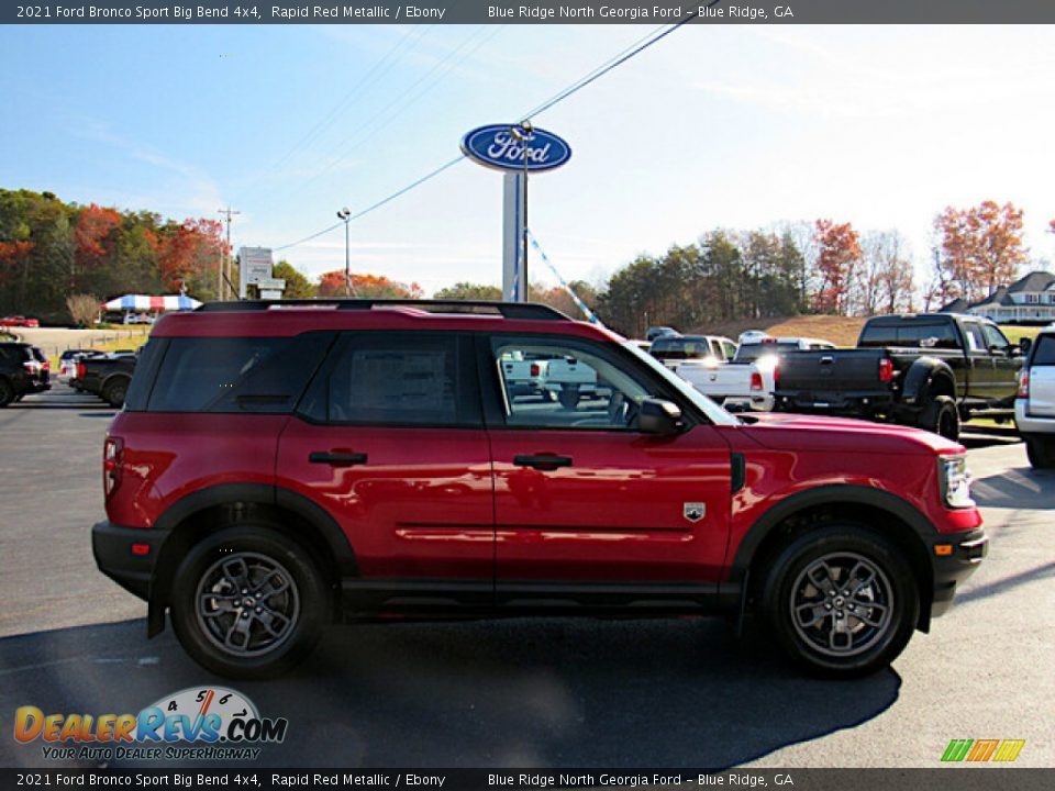 2021 Ford Bronco Sport Big Bend 4x4 Rapid Red Metallic / Ebony Photo #6