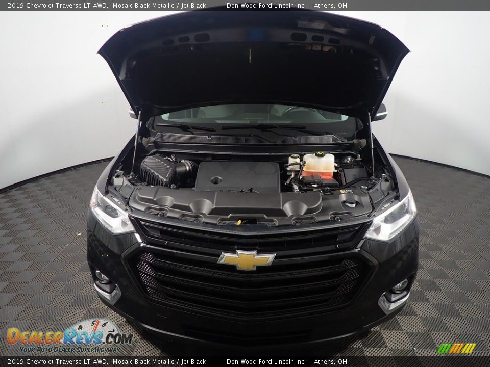 2019 Chevrolet Traverse LT AWD Mosaic Black Metallic / Jet Black Photo #7