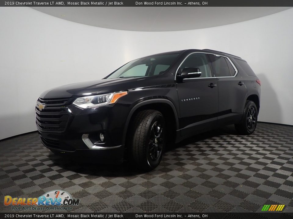 2019 Chevrolet Traverse LT AWD Mosaic Black Metallic / Jet Black Photo #9