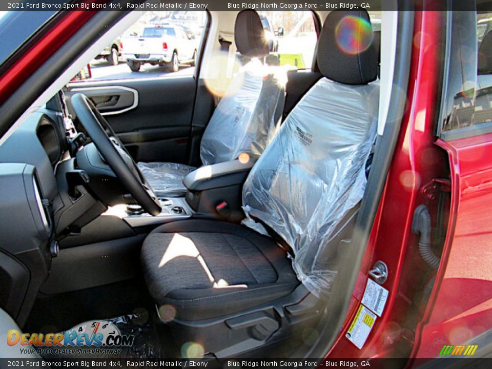 2021 Ford Bronco Sport Big Bend 4x4 Rapid Red Metallic / Ebony Photo #11