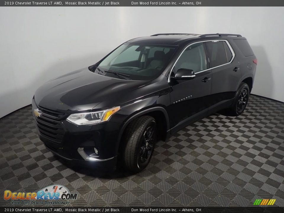 2019 Chevrolet Traverse LT AWD Mosaic Black Metallic / Jet Black Photo #10