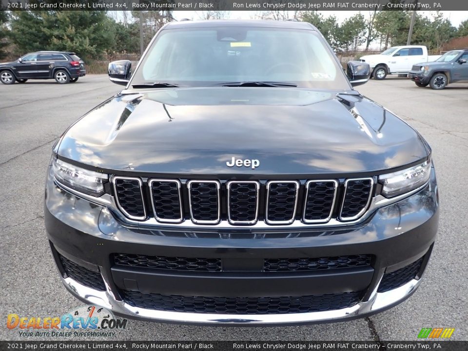 2021 Jeep Grand Cherokee L Limited 4x4 Rocky Mountain Pearl / Black Photo #2