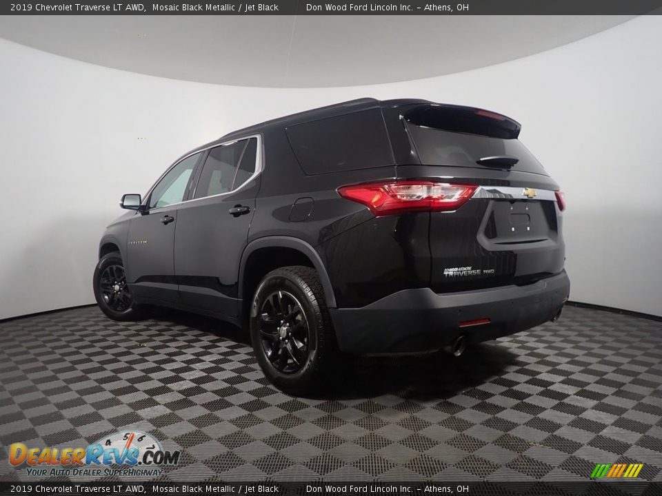 2019 Chevrolet Traverse LT AWD Mosaic Black Metallic / Jet Black Photo #12