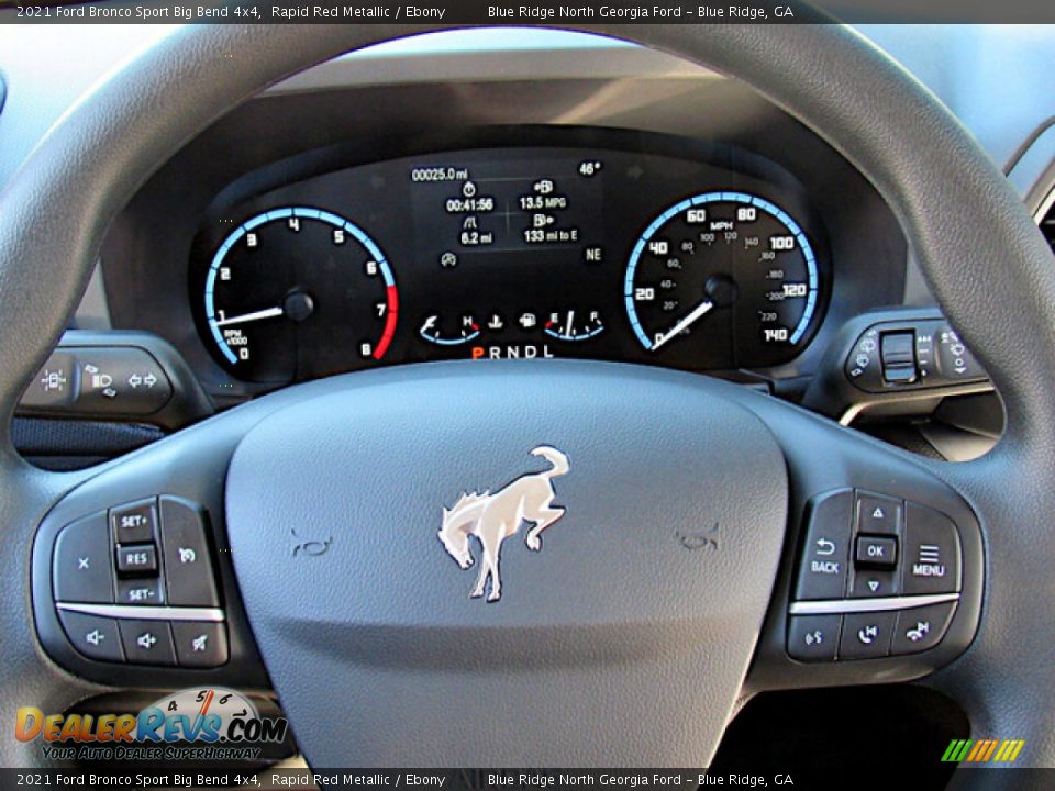 2021 Ford Bronco Sport Big Bend 4x4 Steering Wheel Photo #17