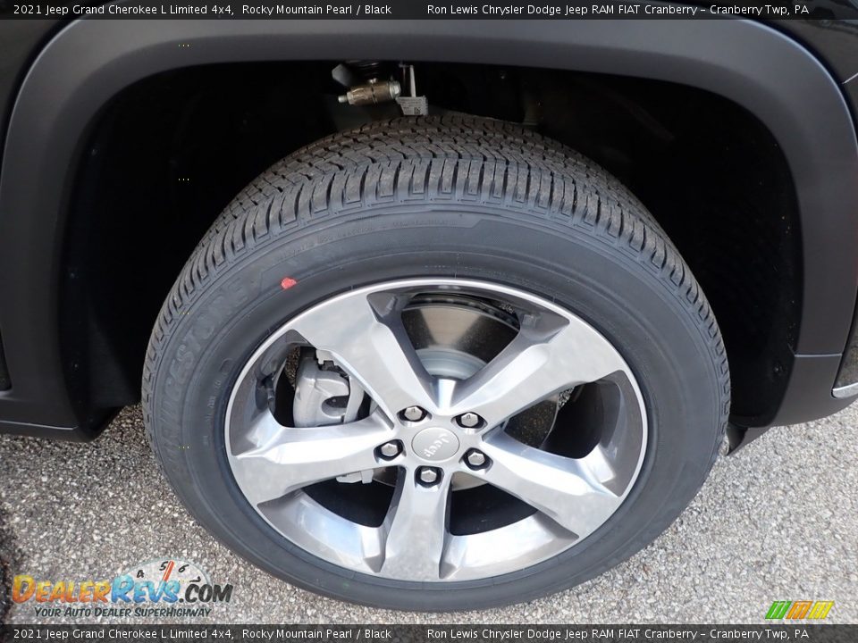2021 Jeep Grand Cherokee L Limited 4x4 Rocky Mountain Pearl / Black Photo #10