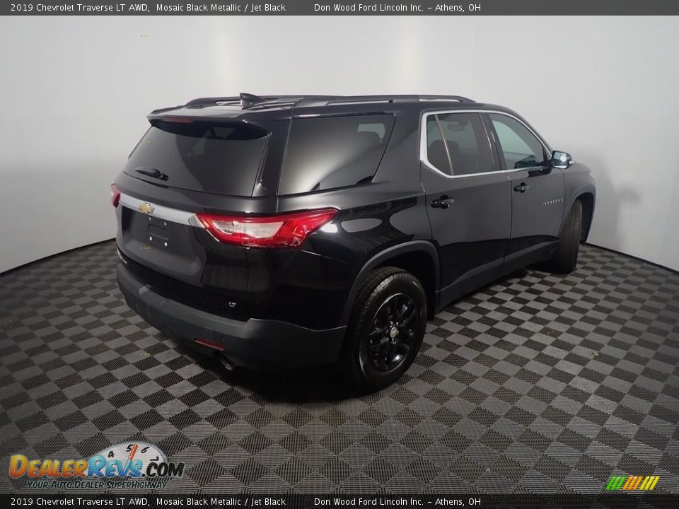 2019 Chevrolet Traverse LT AWD Mosaic Black Metallic / Jet Black Photo #19