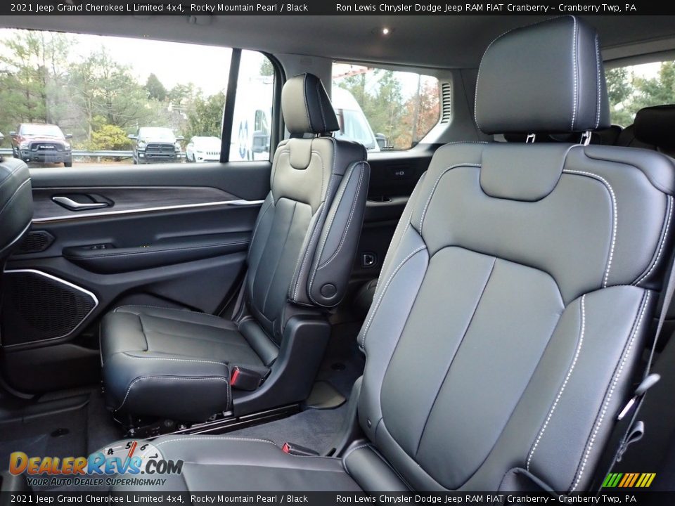 2021 Jeep Grand Cherokee L Limited 4x4 Rocky Mountain Pearl / Black Photo #13