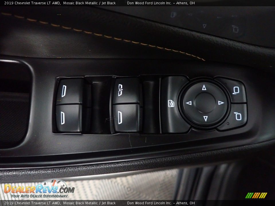 2019 Chevrolet Traverse LT AWD Mosaic Black Metallic / Jet Black Photo #23