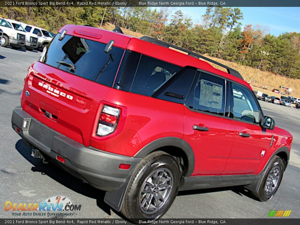 2021 Ford Bronco Sport Big Bend 4x4 Rapid Red Metallic / Ebony Photo #26