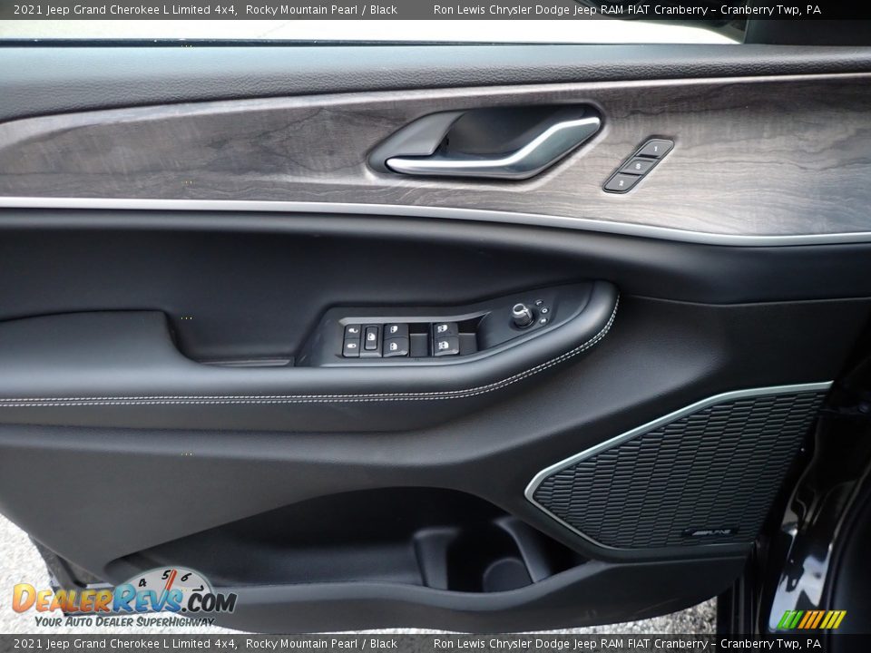 2021 Jeep Grand Cherokee L Limited 4x4 Rocky Mountain Pearl / Black Photo #16