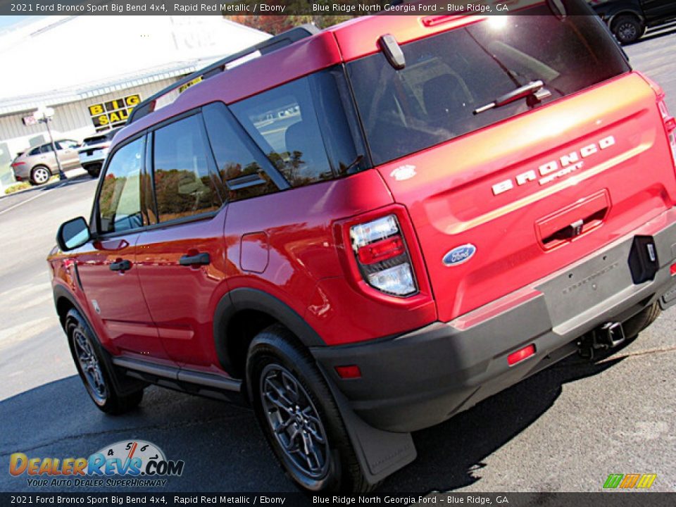 2021 Ford Bronco Sport Big Bend 4x4 Rapid Red Metallic / Ebony Photo #27