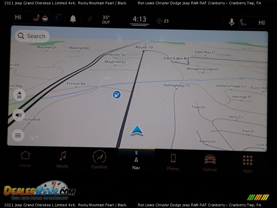 2021 Jeep Grand Cherokee L Limited 4x4 Rocky Mountain Pearl / Black Photo #18