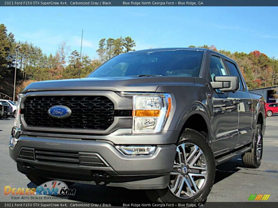 2021 Ford F150 STX SuperCrew 4x4 Carbonized Gray / Black Photo #1