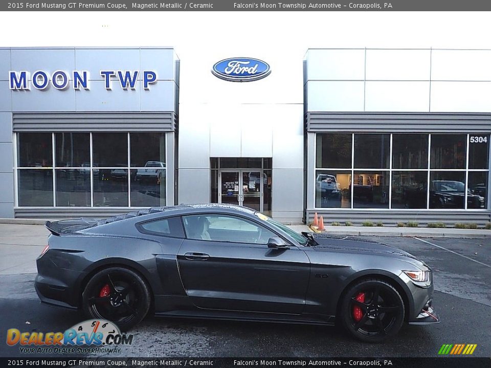 2015 Ford Mustang GT Premium Coupe Magnetic Metallic / Ceramic Photo #1