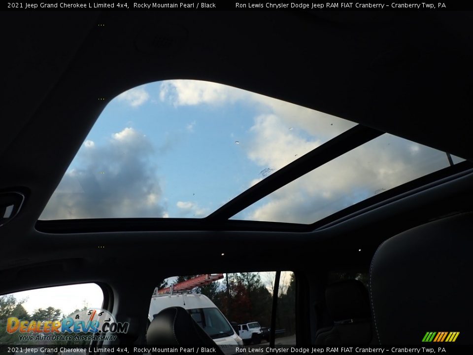 2021 Jeep Grand Cherokee L Limited 4x4 Rocky Mountain Pearl / Black Photo #20