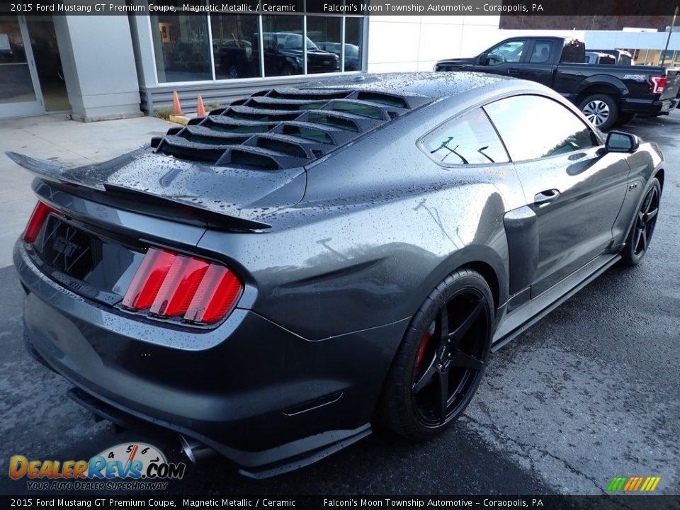 2015 Ford Mustang GT Premium Coupe Magnetic Metallic / Ceramic Photo #2