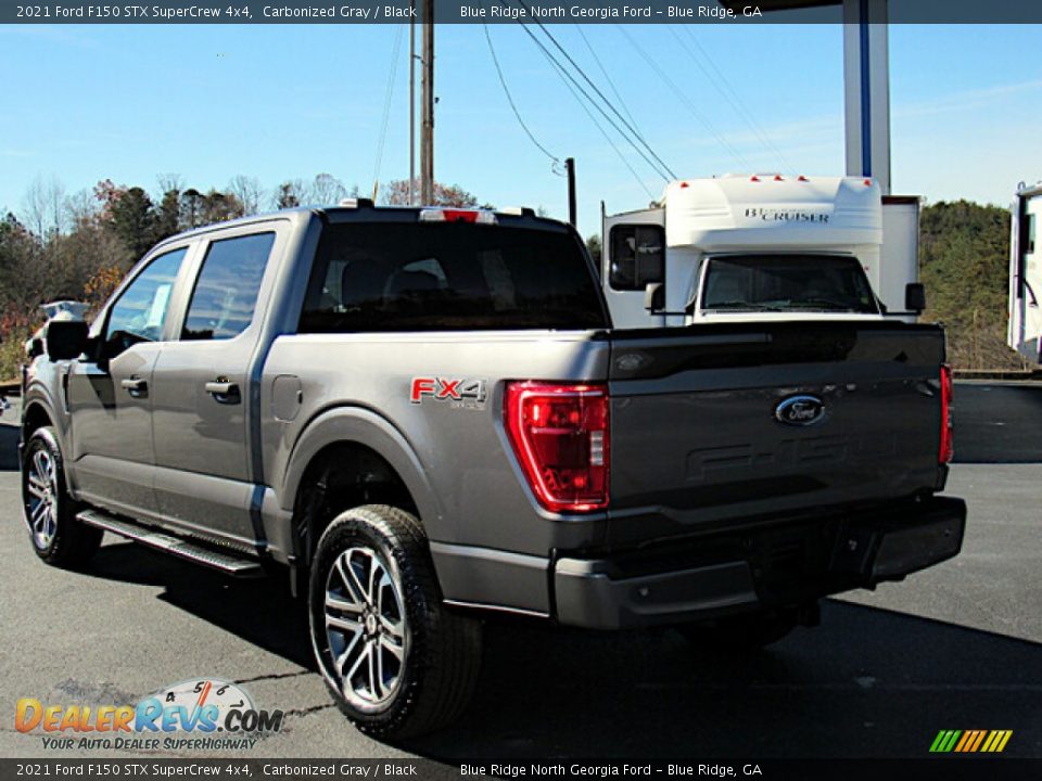 2021 Ford F150 STX SuperCrew 4x4 Carbonized Gray / Black Photo #3