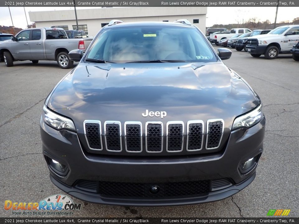 2021 Jeep Cherokee Latitude Lux 4x4 Granite Crystal Metallic / Ski Gray/Black Photo #2