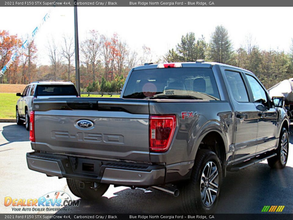 2021 Ford F150 STX SuperCrew 4x4 Carbonized Gray / Black Photo #5