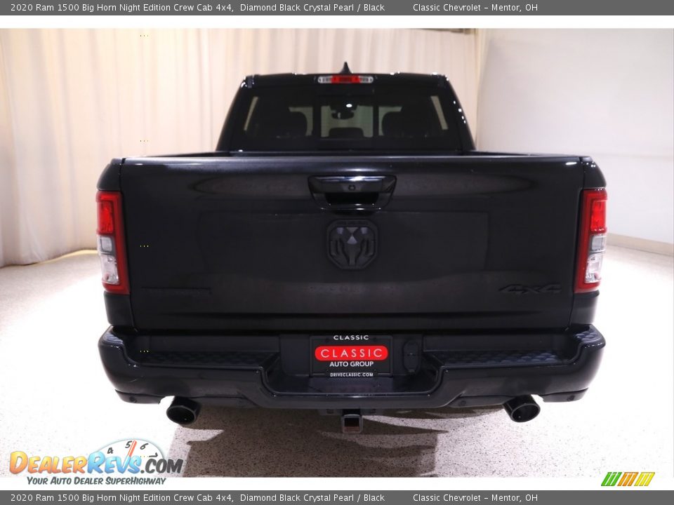 2020 Ram 1500 Big Horn Night Edition Crew Cab 4x4 Diamond Black Crystal Pearl / Black Photo #23