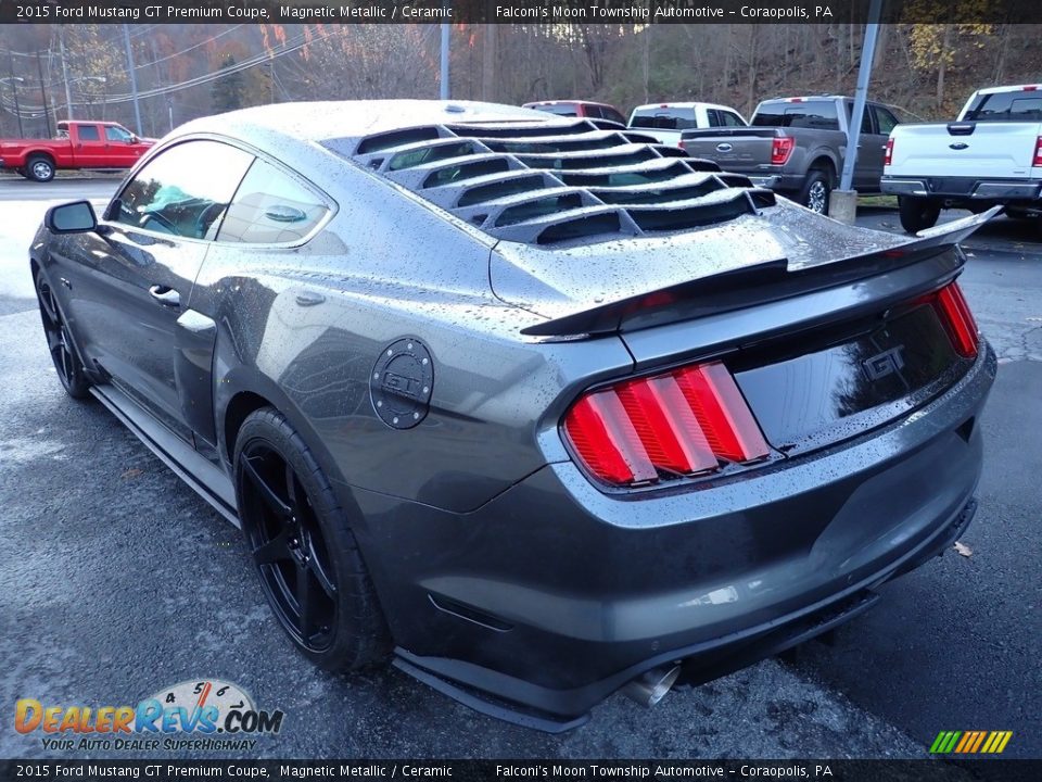 2015 Ford Mustang GT Premium Coupe Magnetic Metallic / Ceramic Photo #5