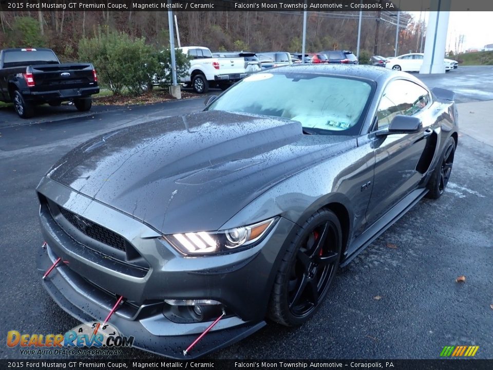 2015 Ford Mustang GT Premium Coupe Magnetic Metallic / Ceramic Photo #7