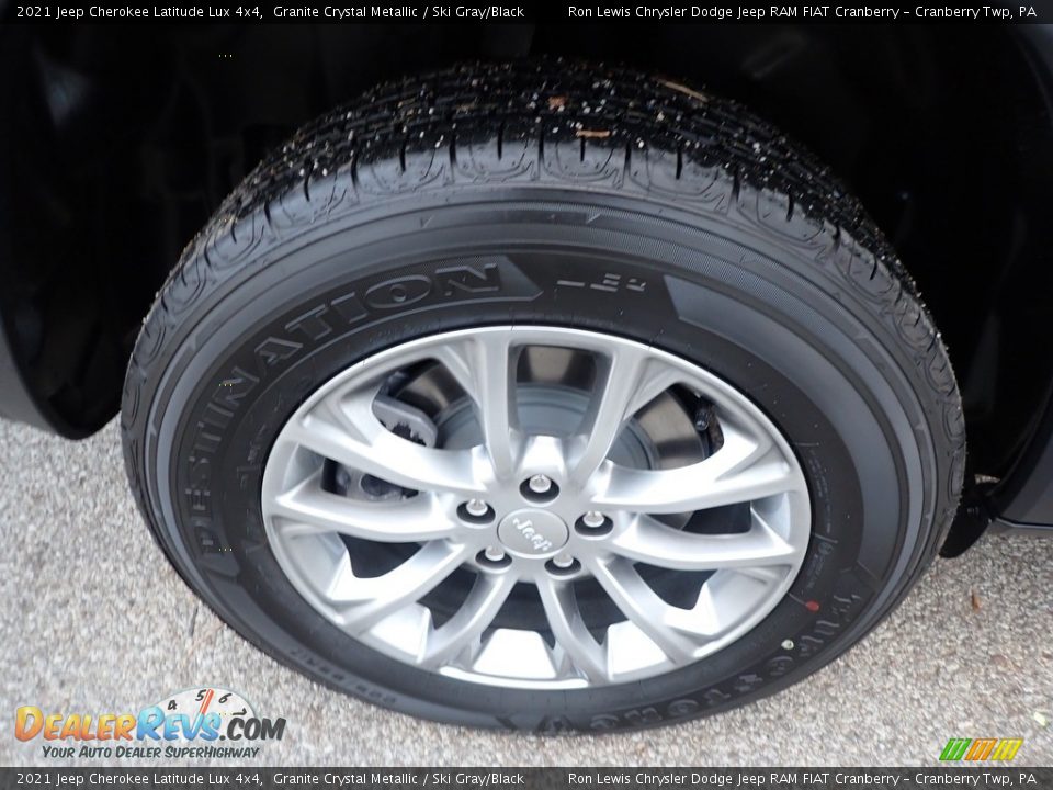 2021 Jeep Cherokee Latitude Lux 4x4 Granite Crystal Metallic / Ski Gray/Black Photo #10