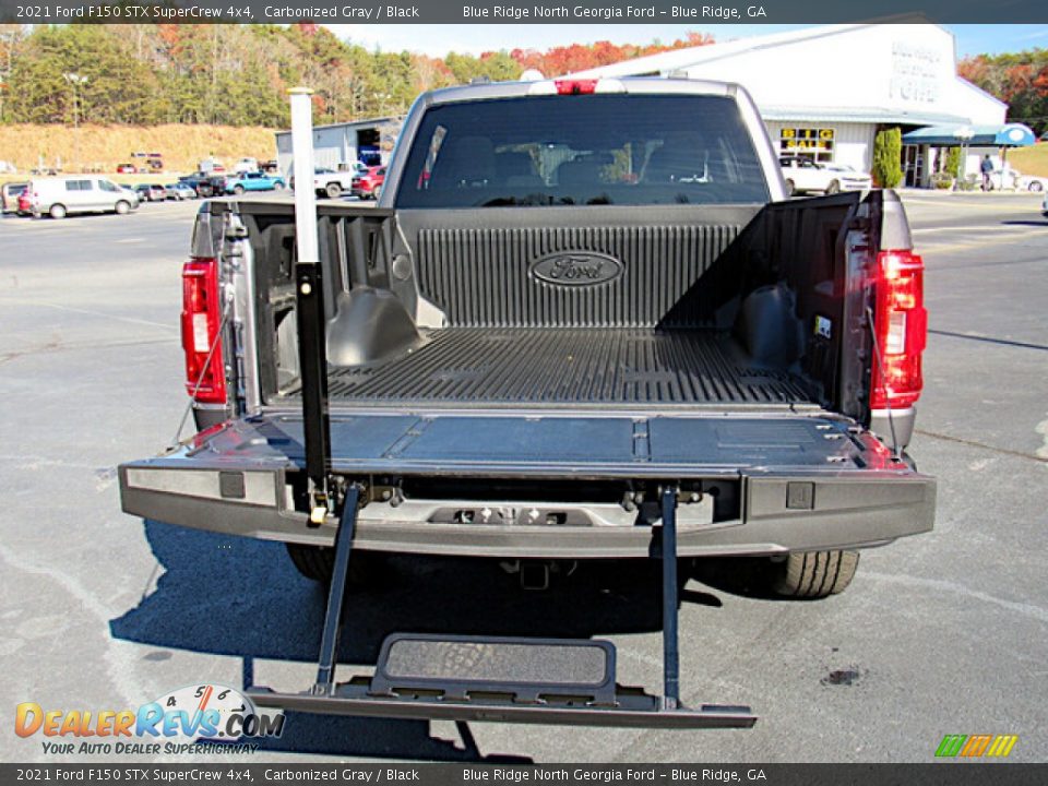 2021 Ford F150 STX SuperCrew 4x4 Carbonized Gray / Black Photo #14