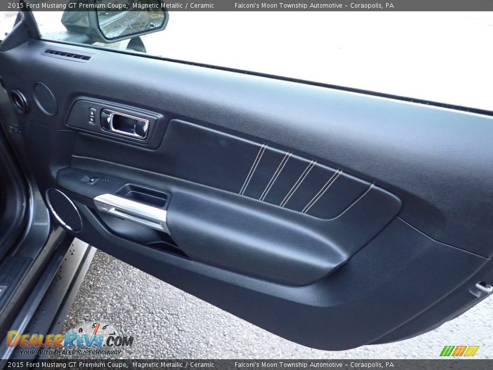 2015 Ford Mustang GT Premium Coupe Magnetic Metallic / Ceramic Photo #16