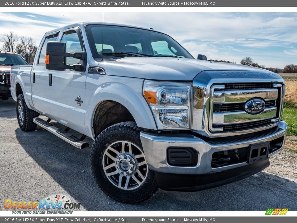 2016 Ford F250 Super Duty XLT Crew Cab 4x4 Oxford White / Steel Photo #1