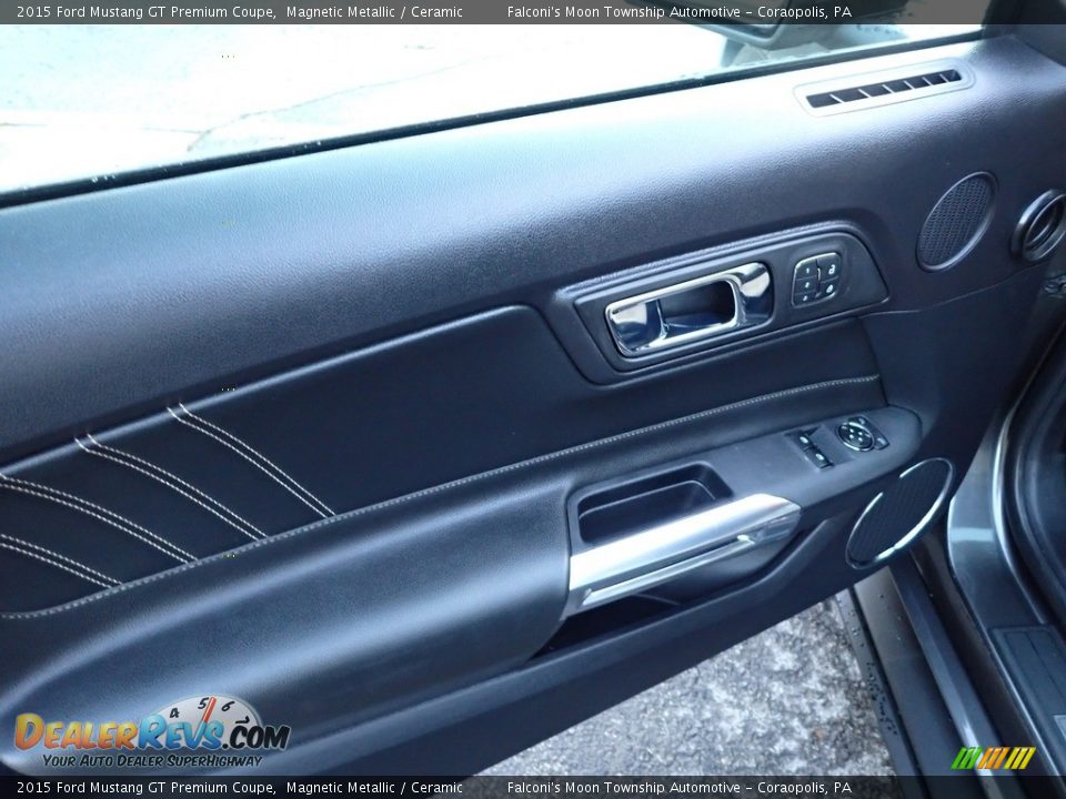 2015 Ford Mustang GT Premium Coupe Magnetic Metallic / Ceramic Photo #21