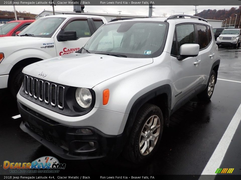 2018 Jeep Renegade Latitude 4x4 Glacier Metallic / Black Photo #5