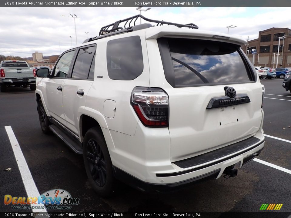 2020 Toyota 4Runner Nightshade Edition 4x4 Super White / Black Photo #4