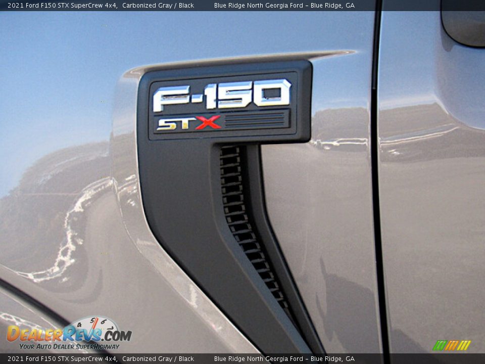 2021 Ford F150 STX SuperCrew 4x4 Carbonized Gray / Black Photo #33