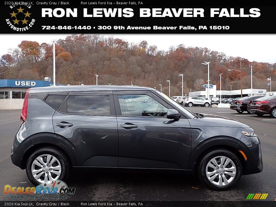 2020 Kia Soul LX Gravity Gray / Black Photo #1