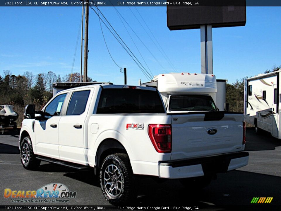 2021 Ford F150 XLT SuperCrew 4x4 Oxford White / Black Photo #3