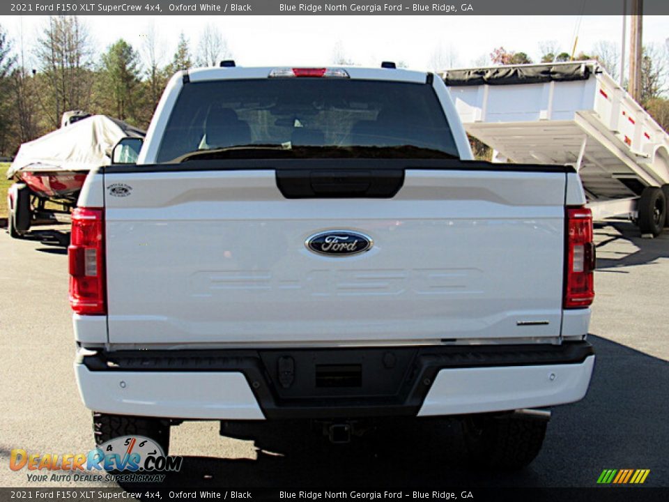 2021 Ford F150 XLT SuperCrew 4x4 Oxford White / Black Photo #4