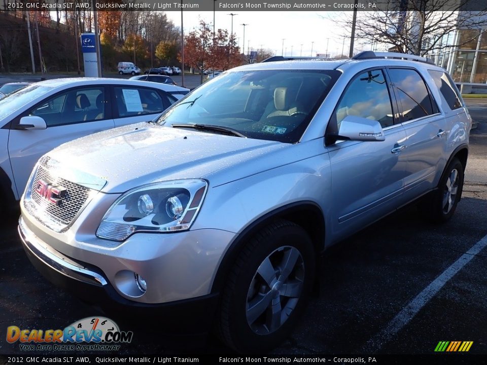 2012 GMC Acadia SLT AWD Quicksilver Metallic / Light Titanium Photo #1