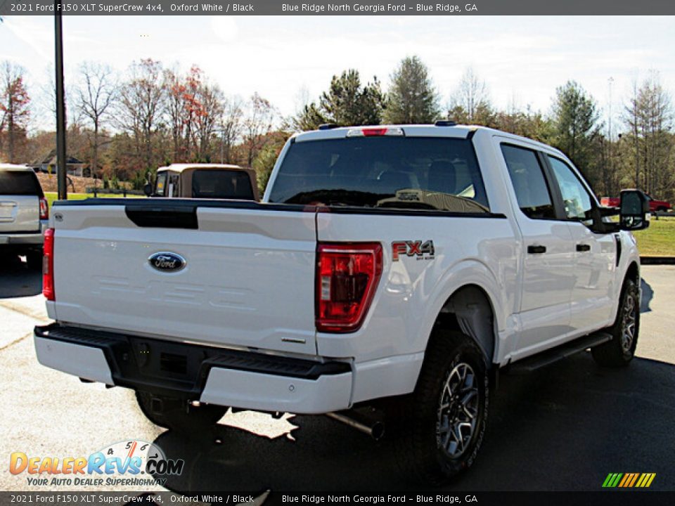 2021 Ford F150 XLT SuperCrew 4x4 Oxford White / Black Photo #5