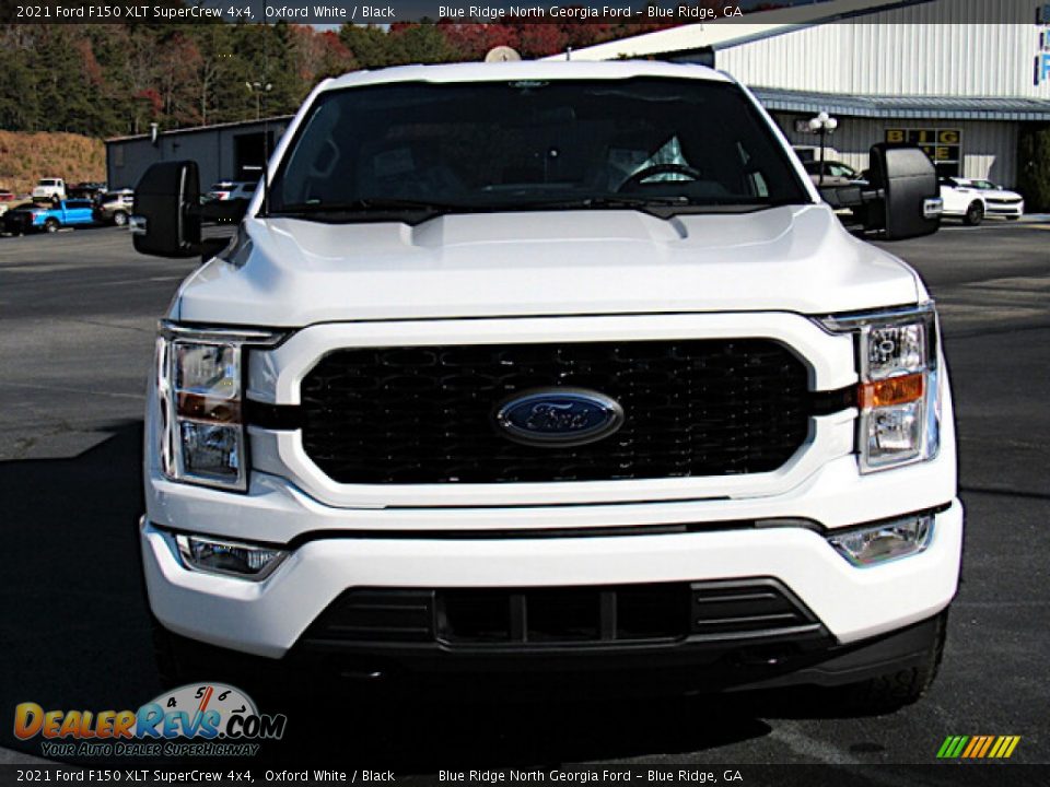 2021 Ford F150 XLT SuperCrew 4x4 Oxford White / Black Photo #8