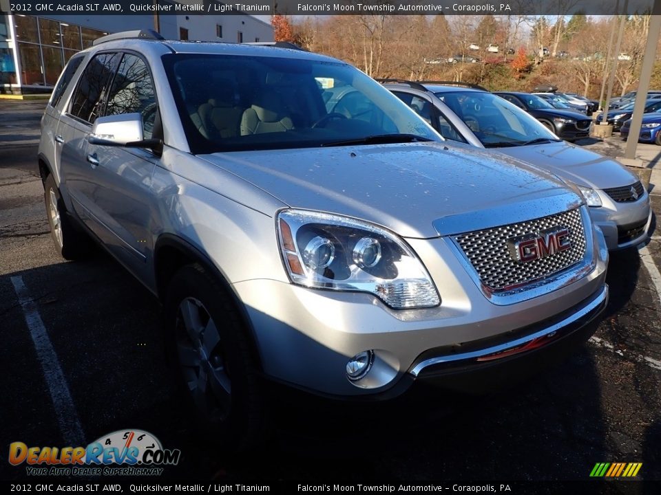 2012 GMC Acadia SLT AWD Quicksilver Metallic / Light Titanium Photo #5